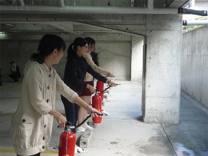 水消化器の訓練