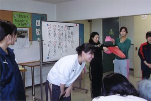 高齢者施設での集団指導